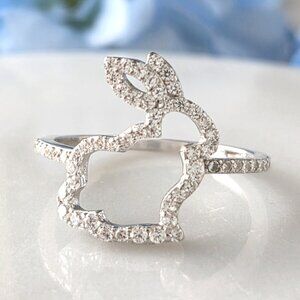 Bunny Ring, 925 Sterling Silver, Charmed Aroma Easter 2018
